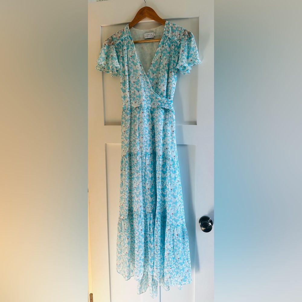 Tanya Taylor silk blend maxi dress